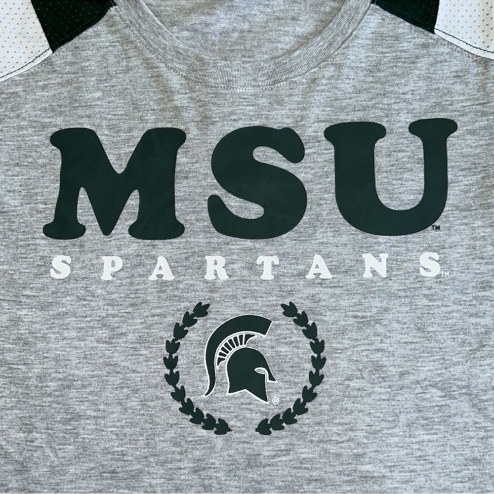 New! Captivating Apparel MSU Spartans SS Tee